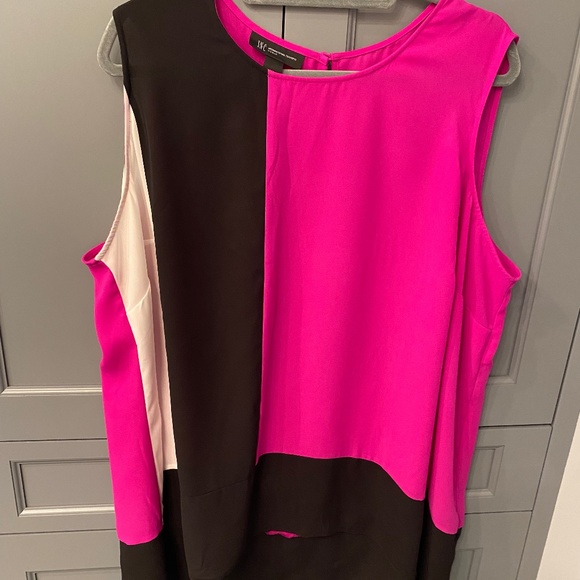INC International Concepts Tops - INC international Concepts sleeveless color block top, size 3X
